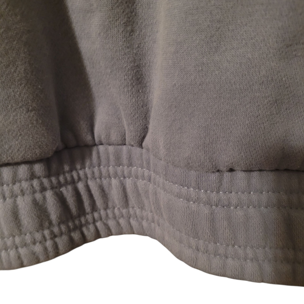 Gymshark gray cropped half zip hoodie - L.          O38 - Picture 3 of 9